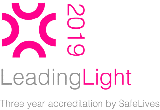 Safe Lives Leading Lights 2019 accreditation