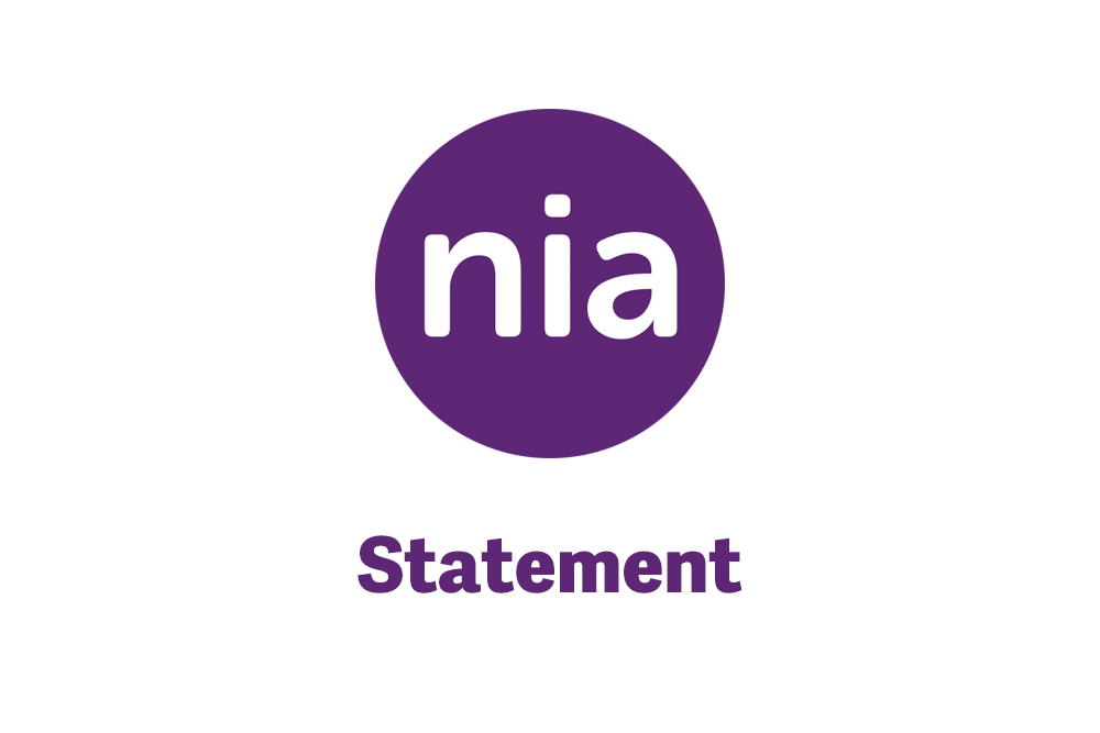 Statement from nia